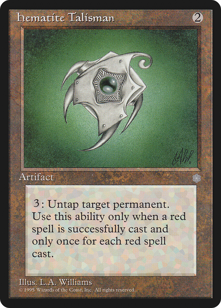 Image of Hematite Talisman [Ice Age]