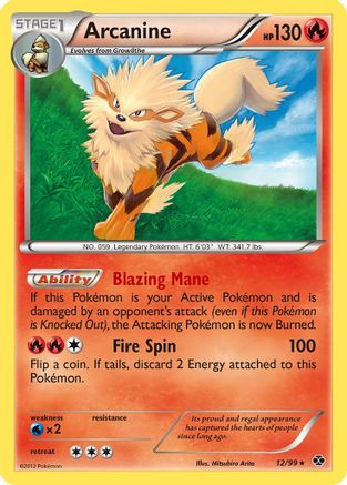 Image of Arcanine (12/99) [Black & White: Next Destinies]