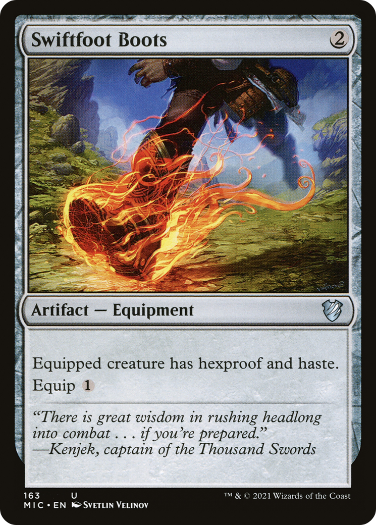 Image of Swiftfoot Boots [Innistrad: Midnight Hunt Commander]
