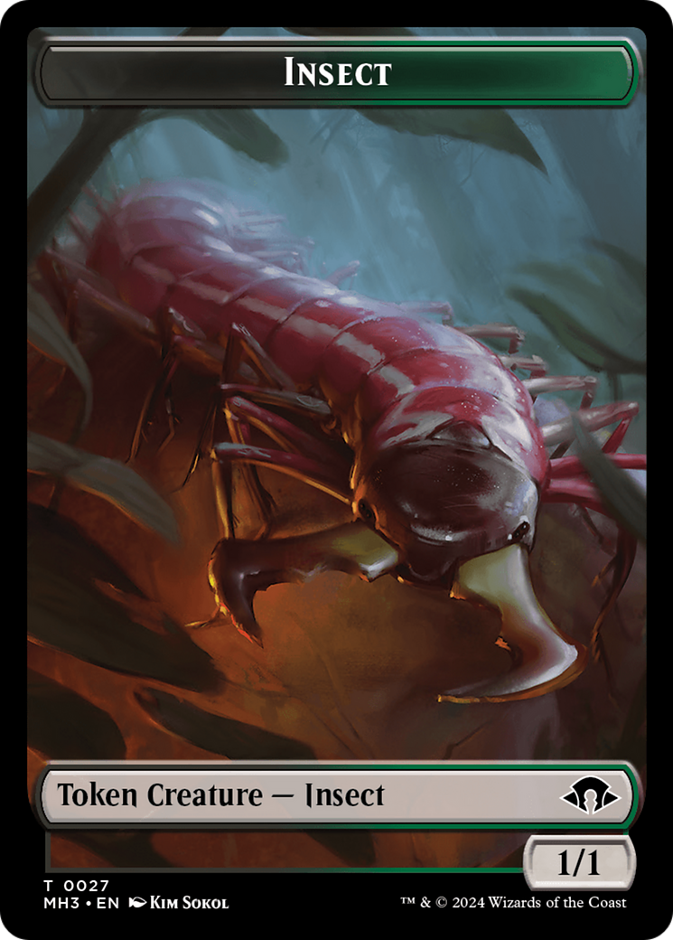 Image of Eldrazi Spawn // Insect (0027) Double-Sided Token [Modern Horizons 3 Tokens]