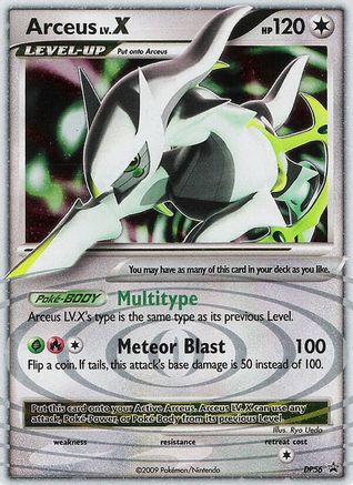 Image of Arceus LV.X (DP56) [Diamond & Pearl: Black Star Promos]