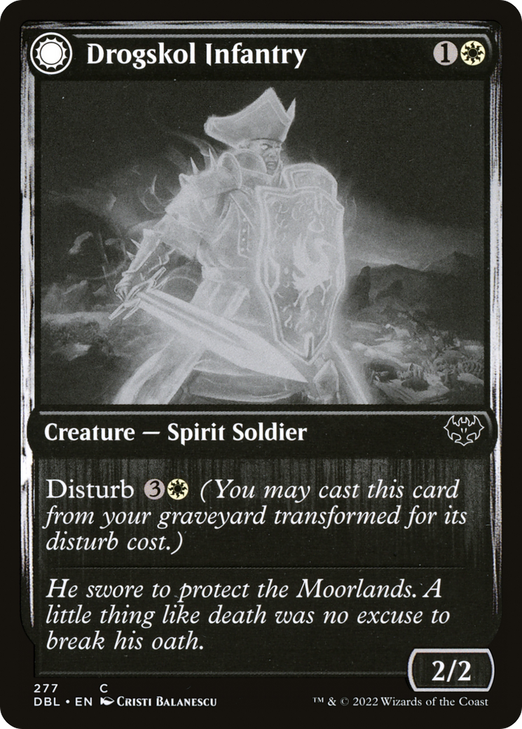 Image of Drogskol Infantry // Drogskol Armaments [Innistrad: Double Feature]
