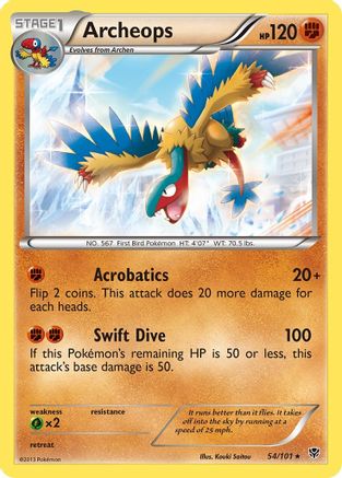 Image of Archeops (54/101) [Black & White: Plasma Blast]