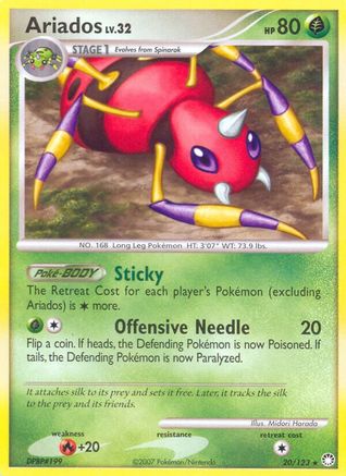 Image of Ariados (20/123) [Diamond & Pearl: Mysterious Treasures]