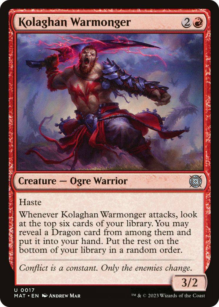 Image of Kolaghan Warmonger [March of the Machine: The Aftermath]