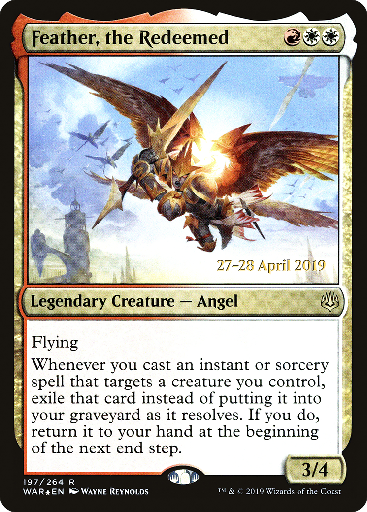 Image of Feather, the Redeemed [War of the Spark Prerelease Promos]