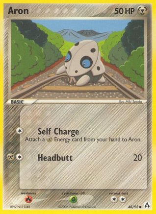 Image of Aron (48/92) (Stamped) [EX: Legend Maker]