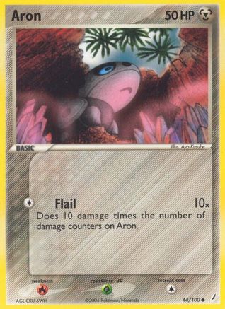 Image of Aron (44/100) (Stamped) [EX: Crystal Guardians]