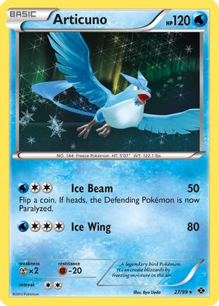 Image of Articuno (27/99) [Black & White: Next Destinies]