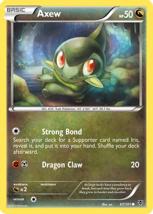 Image of Axew (67/101) [Black & White: Plasma Blast]