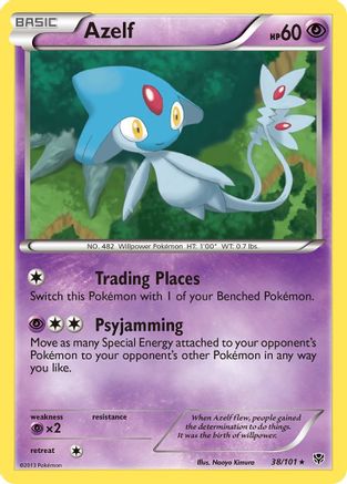Image of Azelf (38/101) [Black & White: Plasma Blast]