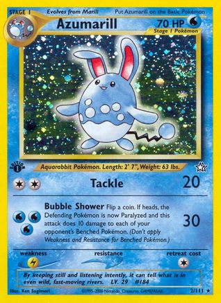 Image of Azumarill (2/111) [Neo Genesis 1st Edition]