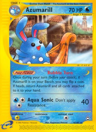 Image of Azumarill (4/147) [Aquapolis]