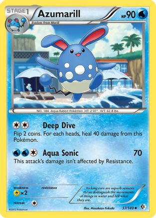 Image of Azumarill (37/149) [Black & White: Boundaries Crossed]