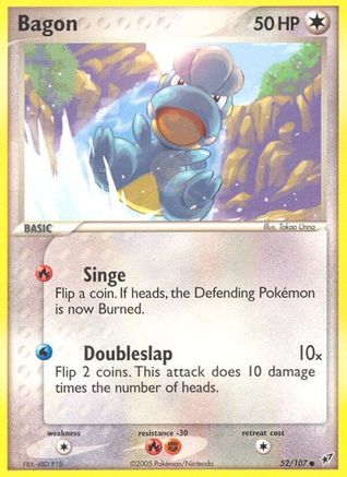 Image of Bagon (52/107) (Stamped) [EX: Deoxys]