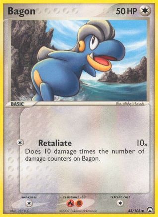 Image of Bagon (43/108) (Stamped) [EX: Power Keepers]