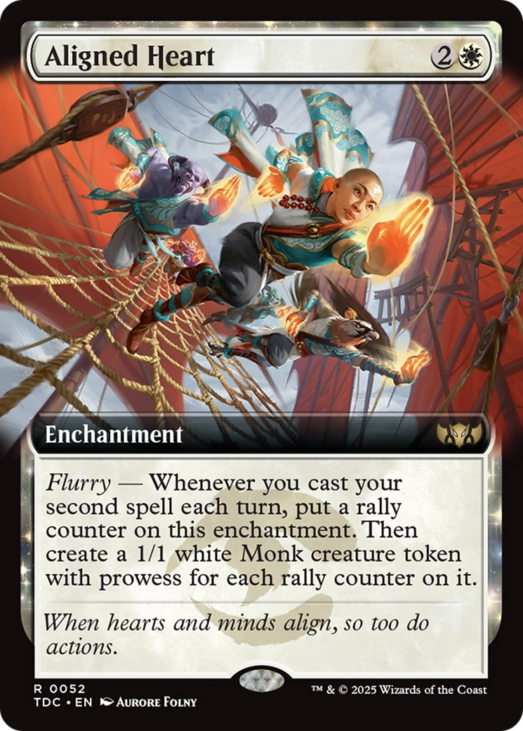 Image of Aligned Heart (Extended Art) [Tarkir: Dragonstorm Commander]