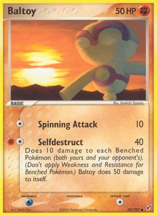 Image of Baltoy (53/107) (Stamped) [EX: Deoxys]