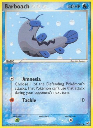Image of Barboach (54/107) (Stamped) [EX: Deoxys]