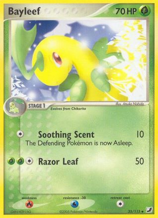 Image of Bayleef (35/115) (Stamped) [EX: Unseen Forces]
