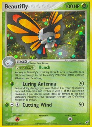 Image of Beautifly (2/107) (Stamped) [EX: Deoxys]