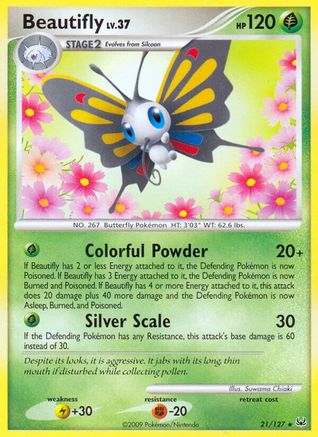 Image of Beautifly (21/127) [Platinum: Base Set]
