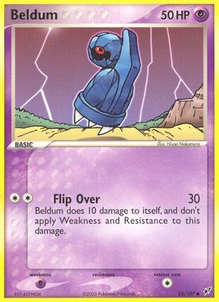 Image of Beldum (55/107) (Stamped) [EX: Deoxys]