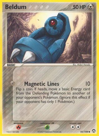 Image of Beldum (45/108) (Stamped) [EX: Power Keepers]