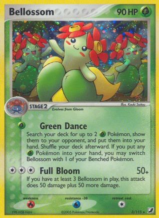Image of Bellossom (3/115) (Stamped) [EX: Unseen Forces]
