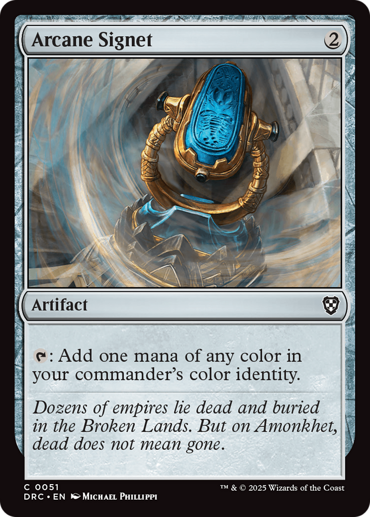 Image of Arcane Signet [Aetherdrift Commander]
