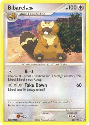 Image of Bibarel (20/130) [Diamond & Pearl: Base Set]