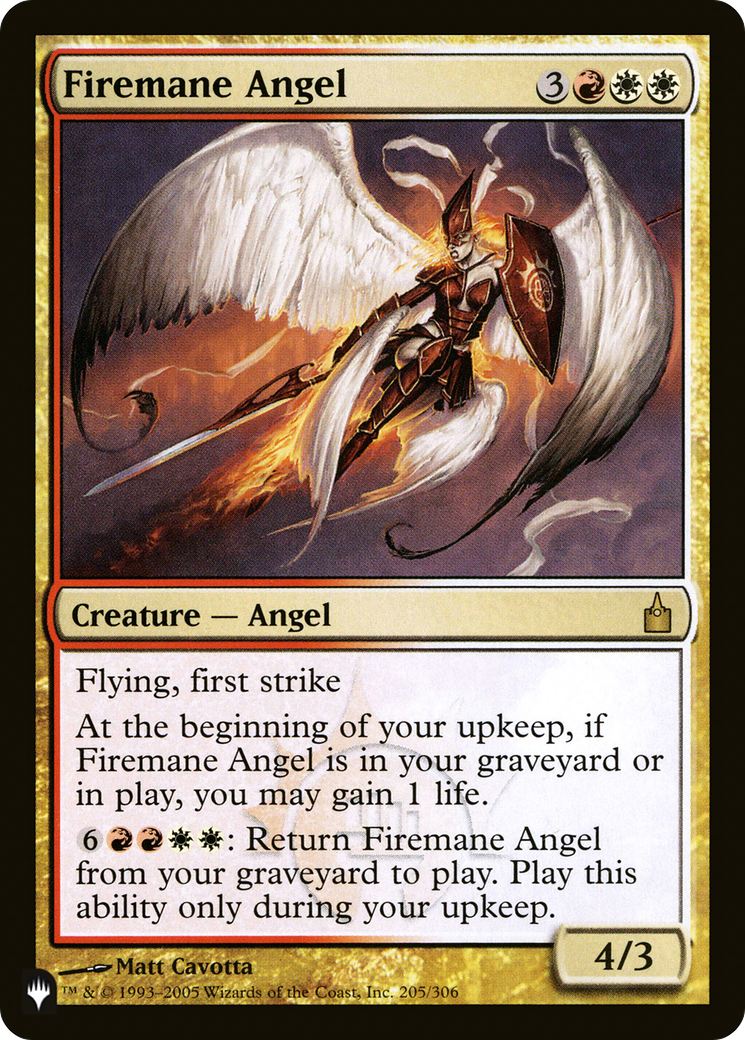 Image of Firemane Angel [The List]
