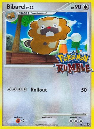 Image of Bibarel (16/16) [Pokémon Rumble]