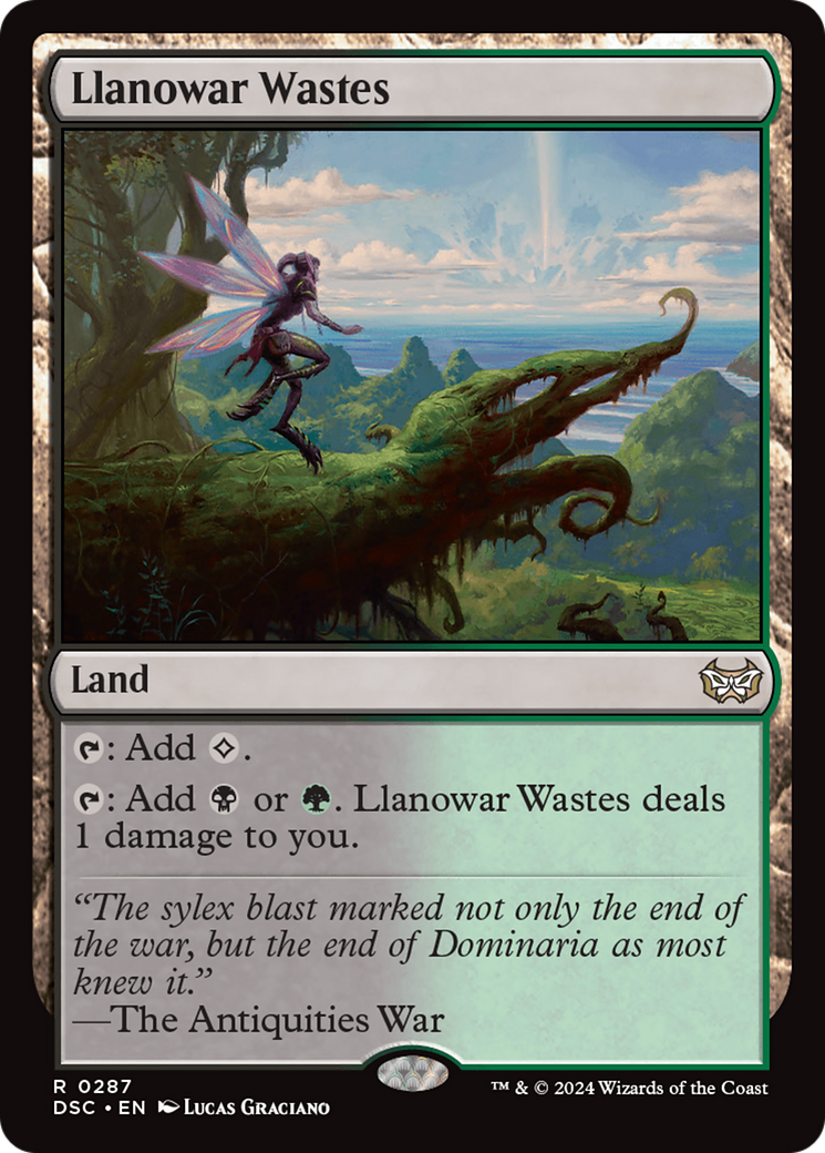 Image of Llanowar Wastes [Duskmourn: House of Horror Commander]
