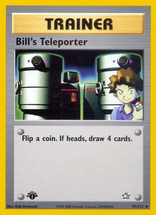 Image of Bill's Teleporter (91/111) [Neo Genesis 1st Edition]