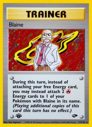 Image of Blaine (17/132) [Gym Challenge 1st Edition]