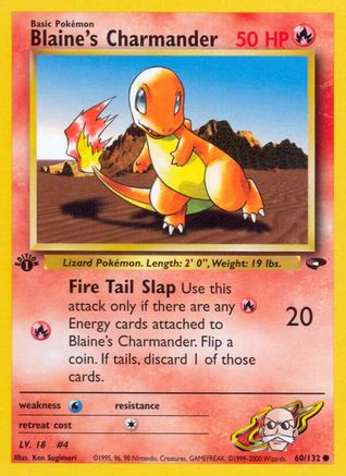Image of Blaine's Charmander (60/132) [Gym Challenge 1st Edition]
