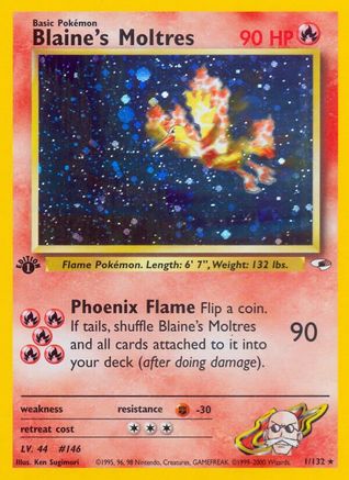 Image of Blaine's Moltres (1/132) [Gym Heroes 1st Edition]