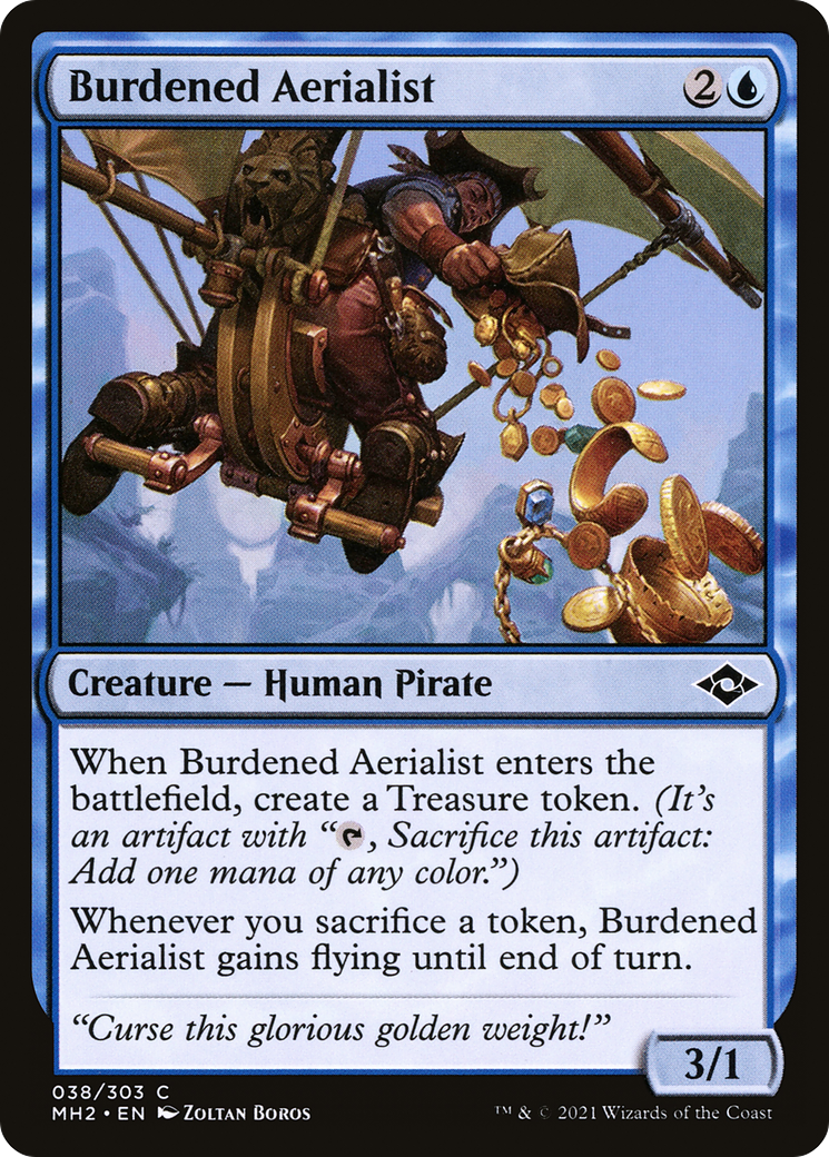 Image of Burdened Aerialist [Modern Horizons 2]