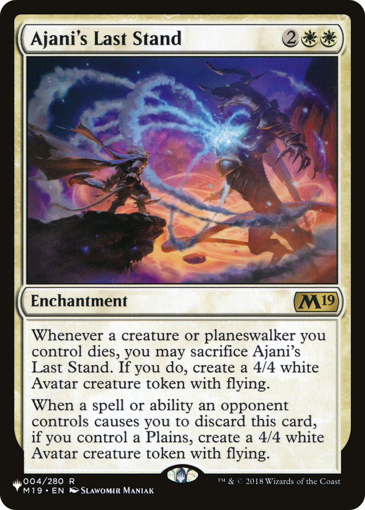 Image of Ajani's Last Stand [The List]