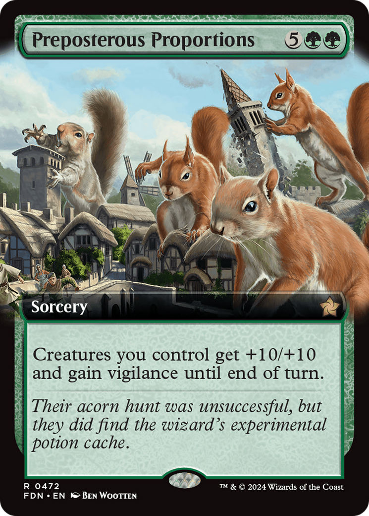 Image of Preposterous Proportions (Extended Art) [Foundations]