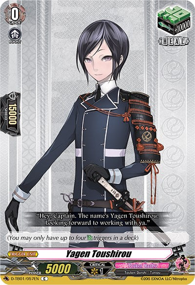 Image of Yagen Toushirou (D-TB01/057EN) [Touken Ranbu: ONLINE 2021]