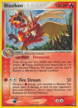 Image of Blaziken (5/108) (Stamped) [EX: Power Keepers]