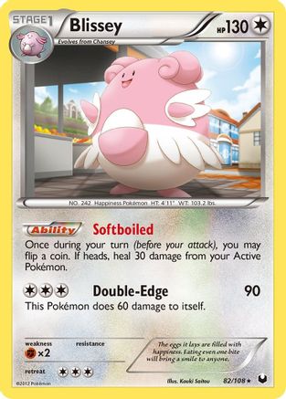 Image of Blissey (82/108) [Black & White: Dark Explorers]