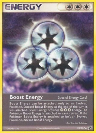Image of Boost Energy (93/107) (Stamped) [EX: Deoxys]