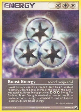 Image of Boost Energy (98/115) (Stamped) [EX: Unseen Forces]