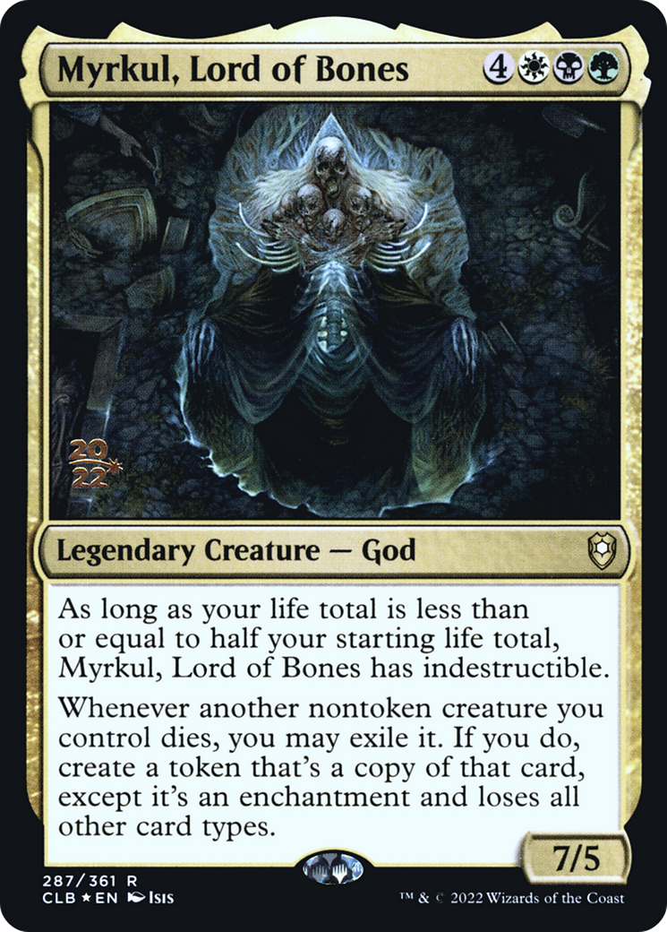 Image of Myrkul, Lord of Bones [Commander Legends: Battle for Baldur's Gate Prerelease Promos]