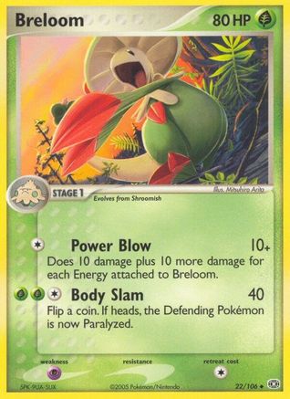Image of Breloom (22/106) (Stamped) [EX: Emerald]