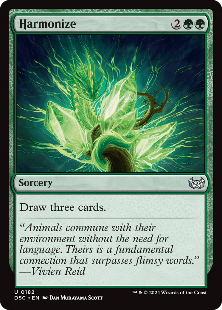 Image of Harmonize [Duskmourn: House of Horror Commander]