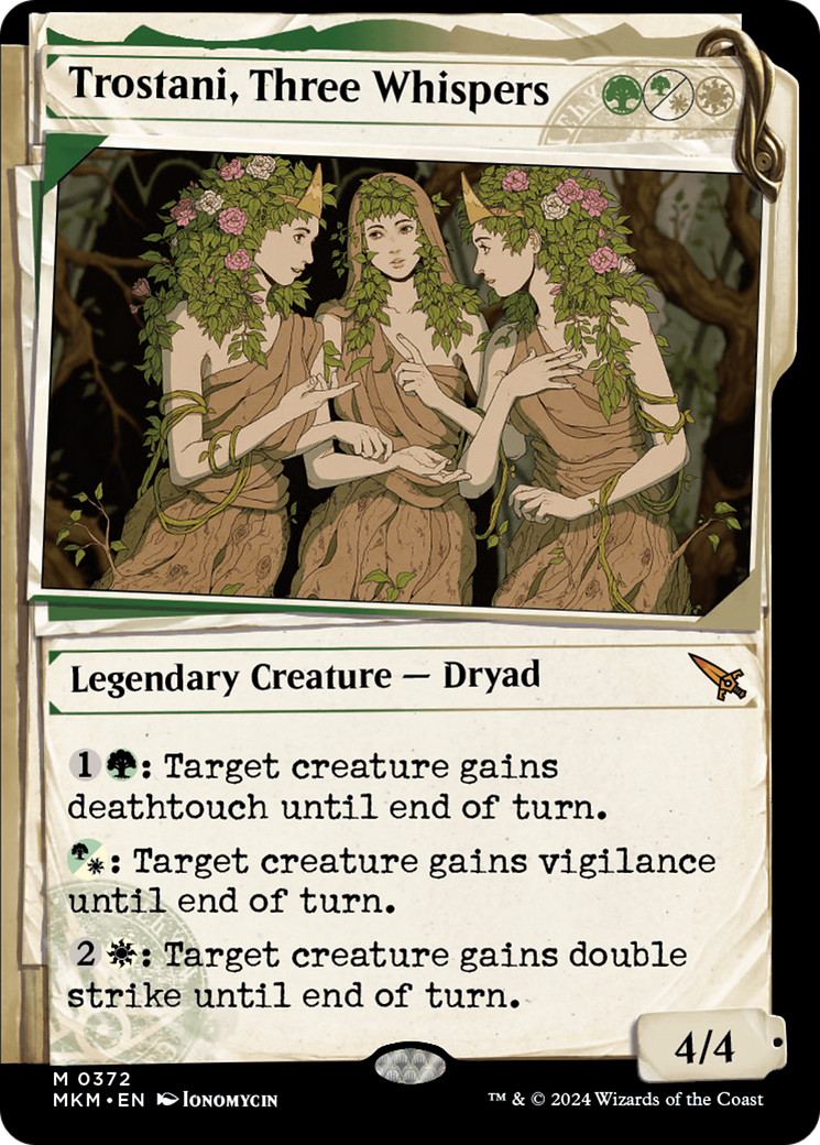 Image of Trostani, Three Whispers (Showcase) (0372) [Murders at Karlov Manor]